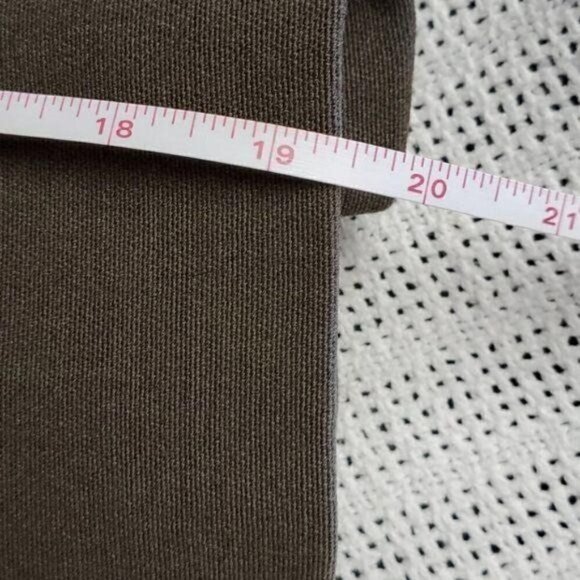 Vintage 60's Union Made Brown Sz. L Fur Collared Lined Button Coat - Picture 9 of 12